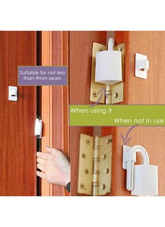 Safe-O-Kid Effective Finger Guard For Hinged Doors (Pack Of 4 White)  - Image 3