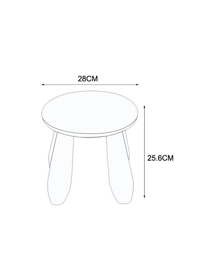 XIANGYU Lightweight Stability Daycare Bedroom Furniture Plastic Chair Kids Round Stool  - Image 2