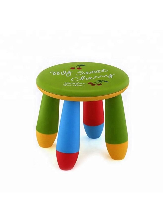 XIANGYU Lightweight Stability Daycare Bedroom Furniture Plastic Chair Kids Round Stool  - Image 1