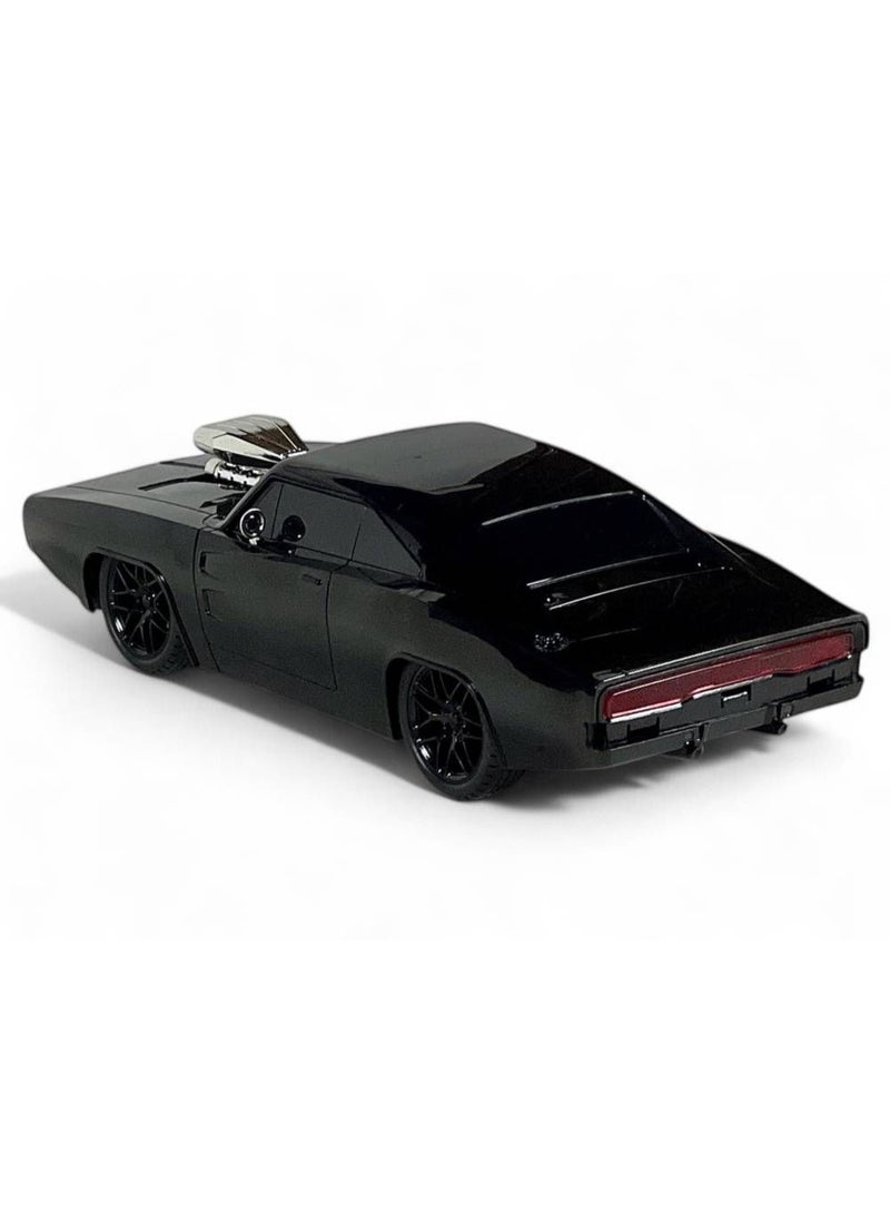 1:12 scale remote control model car, toy car, suitable for ages 3 and up, black - Image 3