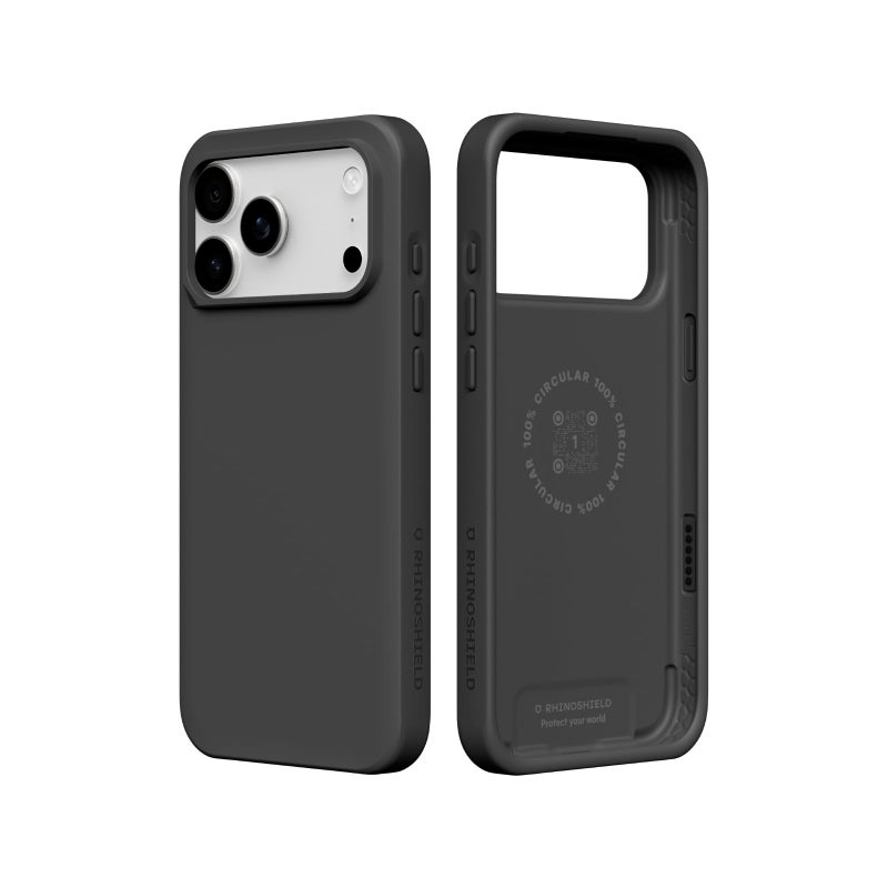 RhinoShield Phone Case Compatible with iPhone 17 Pro Max SolidX Reinforced ShockAbsorbing Protection Minimal and Slim Design with Military Grade Drop Protection Classic Black - Image 2