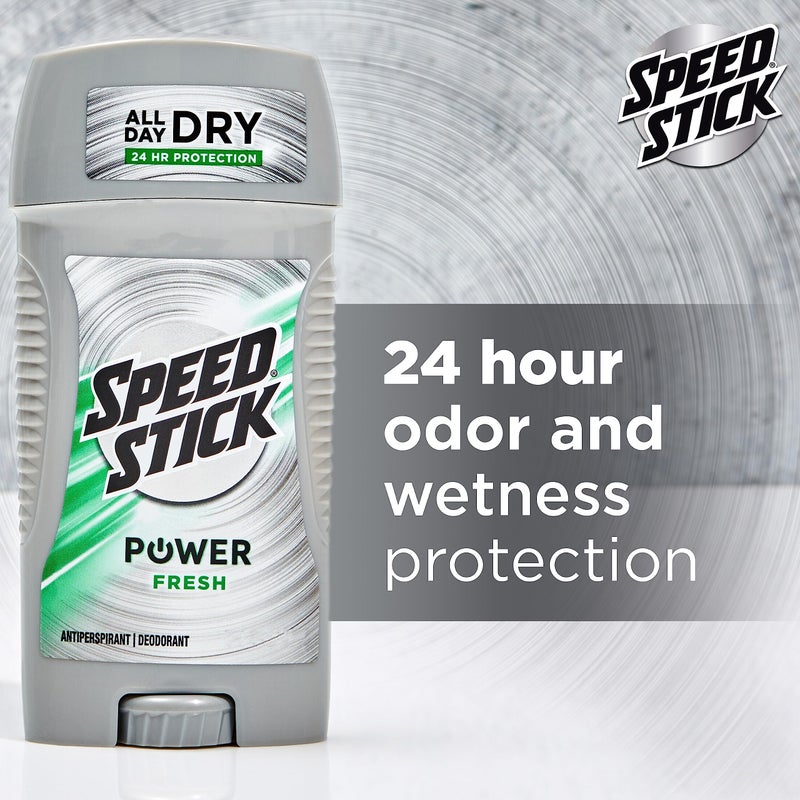 Speed Stick Men's Deodorant, Fresh, 3 Ounce, 4 Pack - Image 5