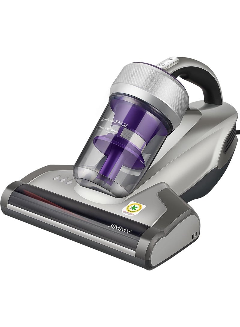 Jimmy Jv35 Mattress Vacuum Cleaner,700W Anti Dust Mite Bed Vacuum Cleaner With Uv Light Sterilization,14 Kpa Suction Power Corded Handheld Vacuum With Hepa Filter For Bed,Sofa,Pillows And More,Purple - Image 1