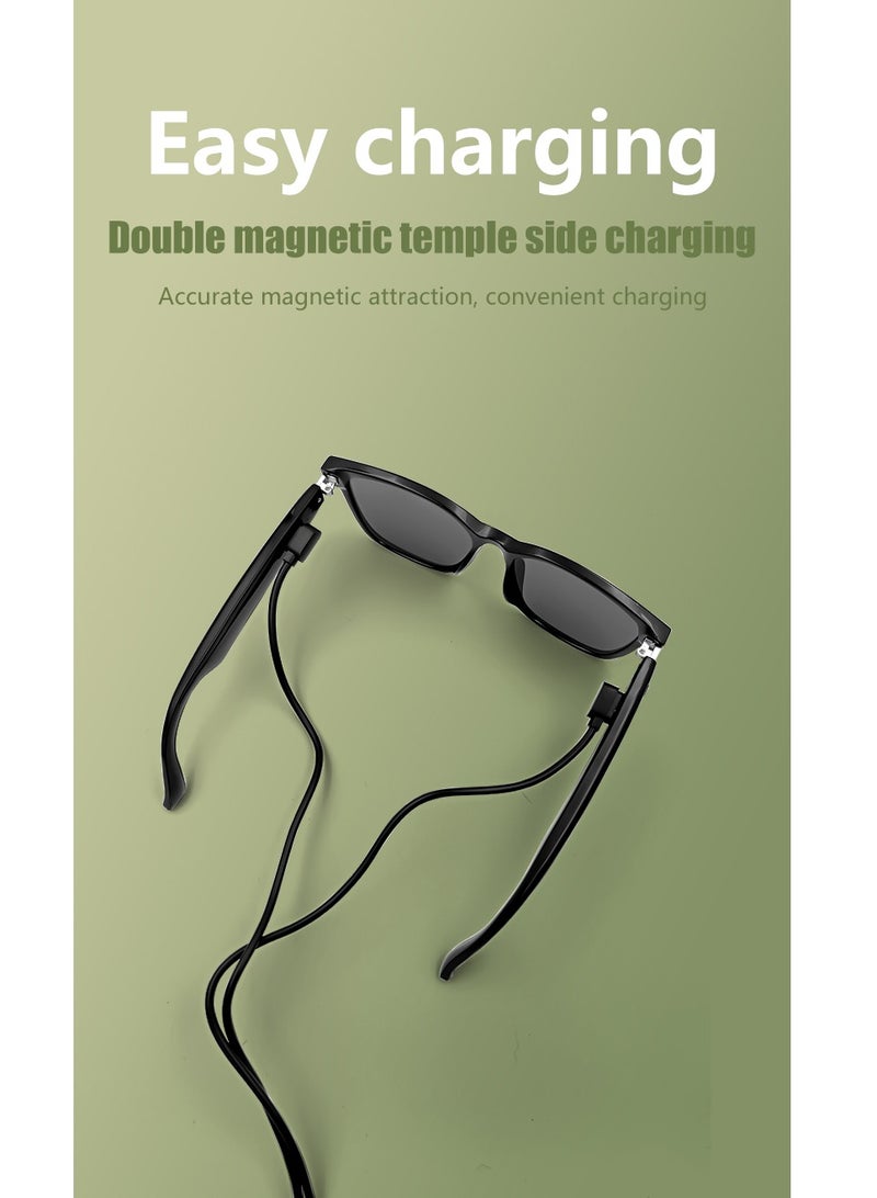 جولف لينك نظارات شمسية سماعات حماية من الأشعة فوق البنفسجية مكالمات موسيقية تقليل الضوضاء سماعة محمولة GS08 تحكم باللمس ذكي نظارات شمسية ذكية زرقاء - Image 3