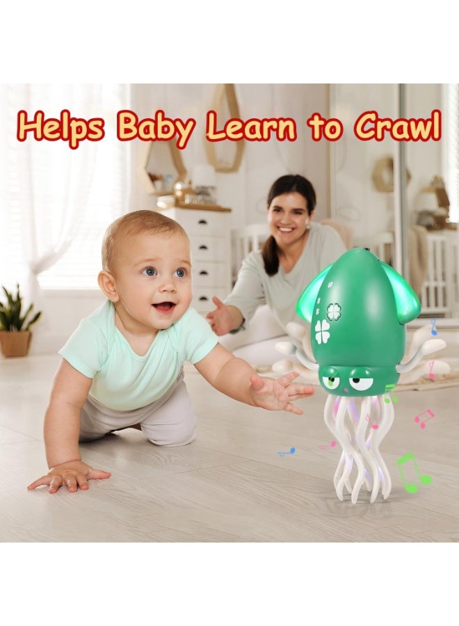 ESSEN Dancing Octopus Baby Toy, Electric Crawling Squid Tummy Time Toy, Rechargeable Magic Dancing Music Octopus Baby Toys for 3 4 5 6 Year Old Kids Boy Girl Birthday Gifts - Image 4