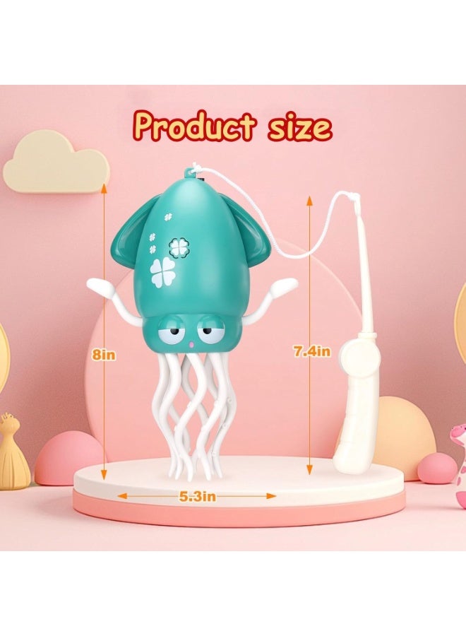 ESSEN Dancing Octopus Baby Toy, Electric Crawling Squid Tummy Time Toy, Rechargeable Magic Dancing Music Octopus Baby Toys for 3 4 5 6 Year Old Kids Boy Girl Birthday Gifts - Image 2