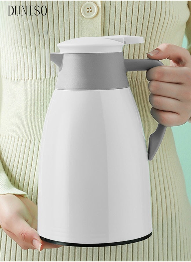 DUNISO Large capacity intelligent kettle, LED temperature display thermos, office bedroom, tea, coffee, milk  - Image 3