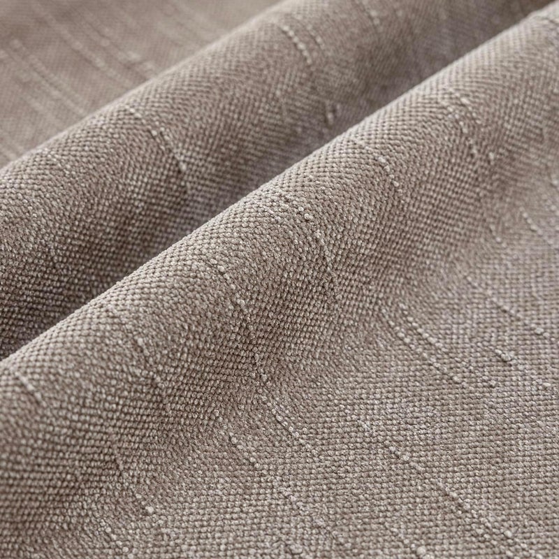 Foindtower Set of 2 Soft Textured Chenille Throw Decorative Pillow Covers Square Accent Solid Cushion Cover Cozy Neutral Farmhouse Pillow Case for Couch Sofa Bedroom Living Room 16x16 Inch,Light Taupe - Image 2