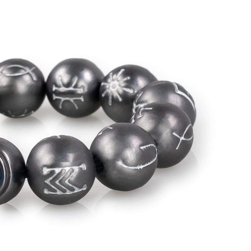 MARVEL Black Panther Kimoyo Blue Bead Bracelet | Premium Movie Prop Replica | Officially Licensed Marvel Merchandise | Superhero Collectible Accessory Perfect for Collecting, Halloween Costumes, Cosplay - Image 4