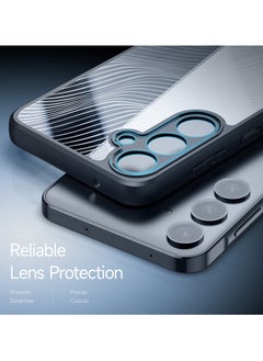 DUX DUCIS DUX DUCIS Aimo Case Anti-Yellowing Clear [Hard PC Back & Soft TPU Bumper] Shockproof Protective Phone Case Cover compatible with Samsung Galaxy A55 (Black)  - Image 4