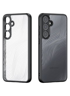 DUX DUCIS DUX DUCIS Aimo Case Anti-Yellowing Clear [Hard PC Back & Soft TPU Bumper] Shockproof Protective Phone Case Cover compatible with Samsung Galaxy A55 (Black)  - Image 1