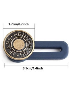 Generic Set of 6 Elastic Waistbands for Pants - Gold  - Image 3