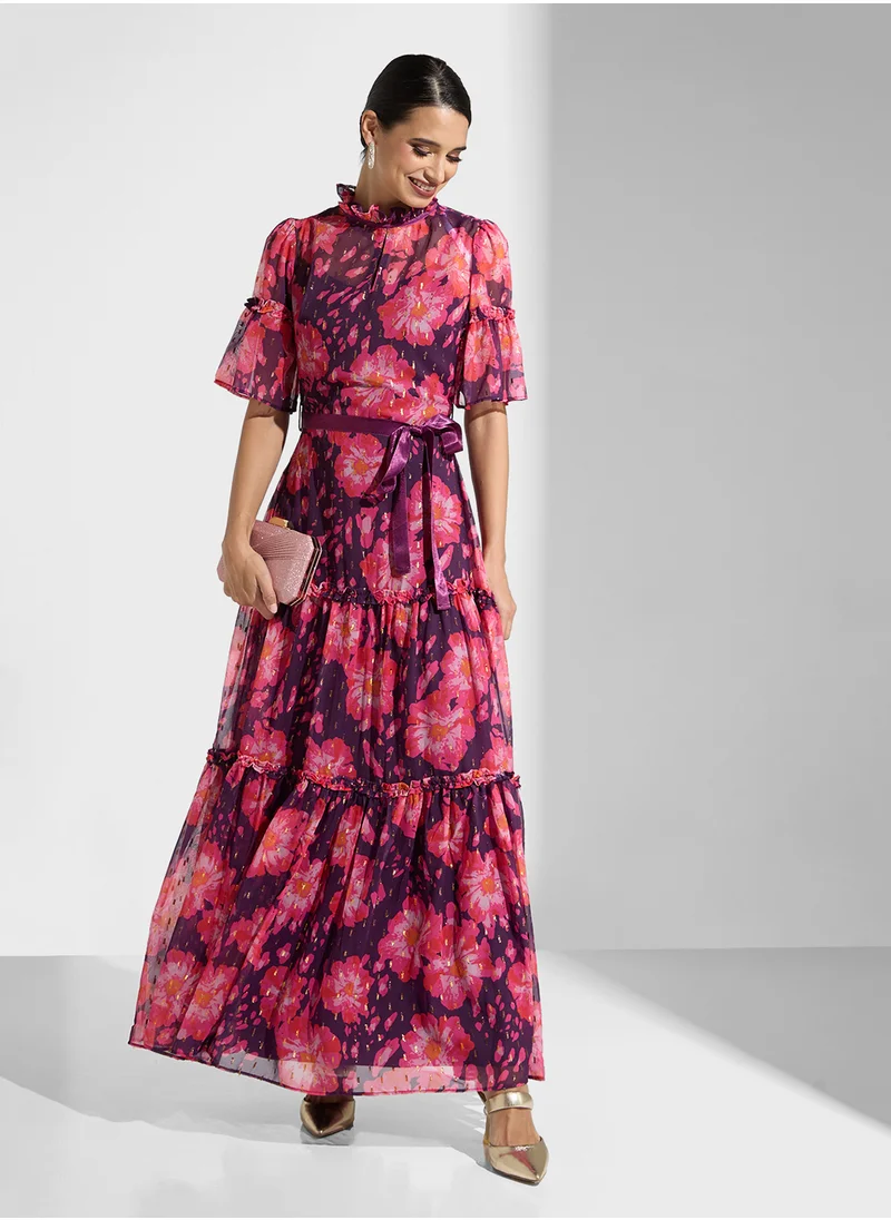 فروك اند فرل Floral Printed Dress