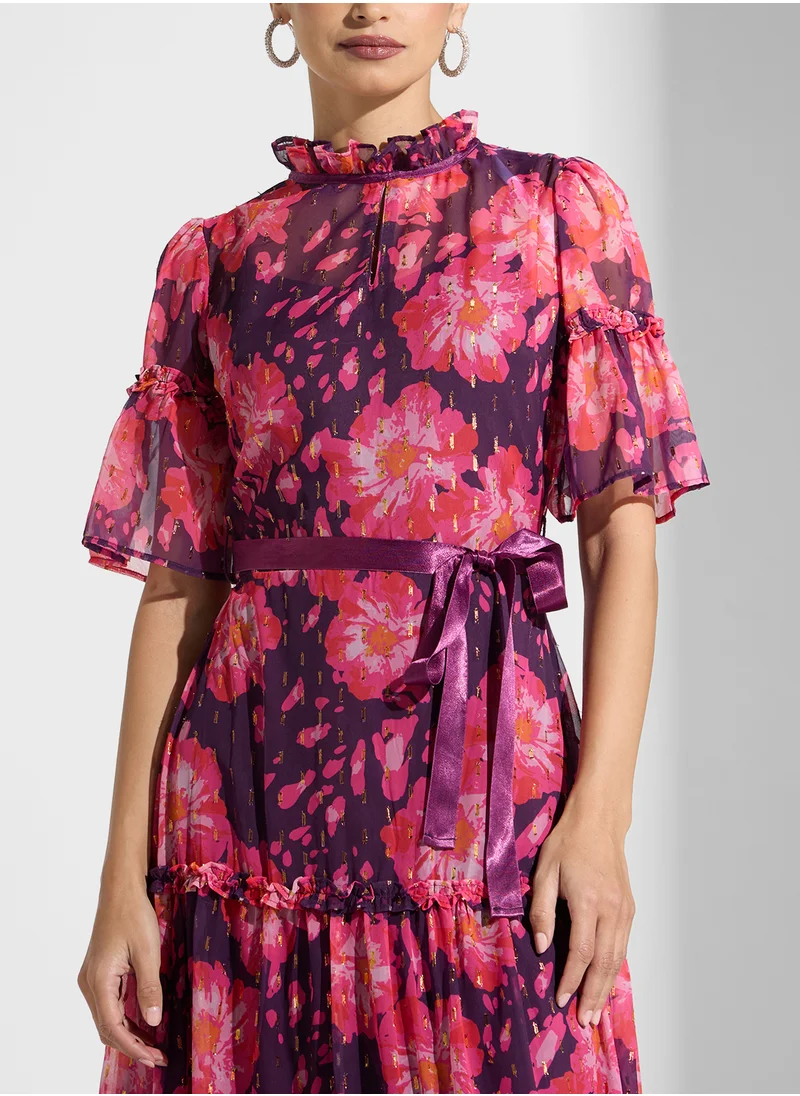 فروك اند فرل Floral Printed Dress