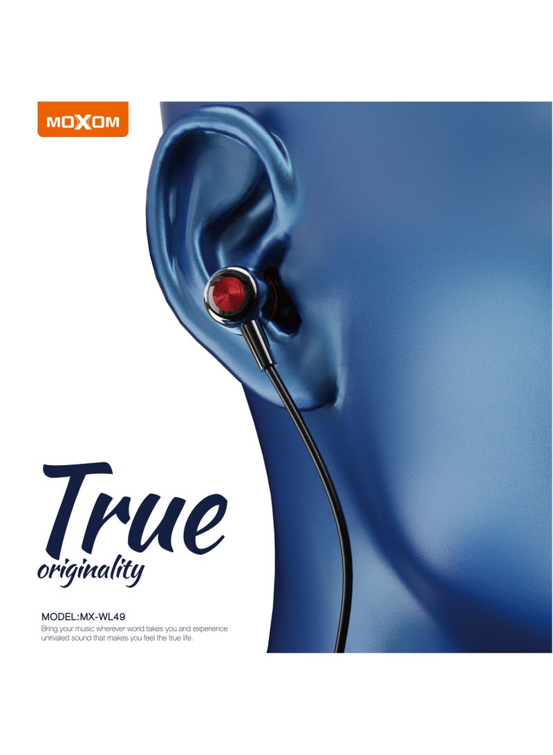 موكسوم WL49 سماعات أذن لاسلكية مزودة بتقنية البلوتوث 5.0 داخل الأذن مع ميكروفون أسود - Image 5