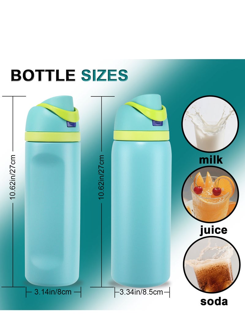 GIFUBOWA Vacuum Insulated Stainless Steel 24oz Water Bottle Leak Proof Easy to Open Metal Thermos for Sports and Yoga - Image 3