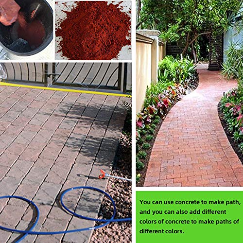 CJGQ Plus Size 19.7"x19.7"x1.7" Concrete Molds Walk Maker Reusable Path Brickform Stepping Stone Paver Lawn Patio Yard Garden DIY Walkway Pavement Moulds - Image 4