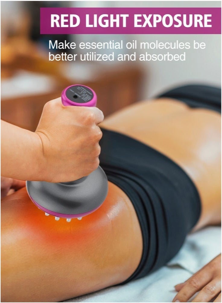 Electric Cellulite Massager Brush with Heating & Microcurrent, Body Slimming and Scraping Tool for Cellulite Removal and Exfoliation - Image 4