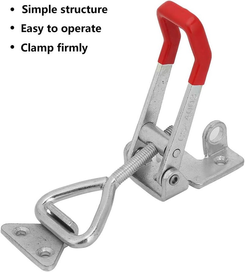 KANASI Toggle Clamp, Triangle Shaped Lever Latch Action with Carbon Steel Construction for Industrial Assembly and Woodworking (4003) - Image 4