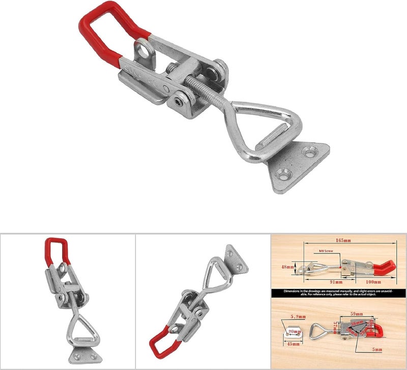 KANASI Toggle Clamp, Triangle Shaped Lever Latch Action with Carbon Steel Construction for Industrial Assembly and Woodworking (4003) - Image 5