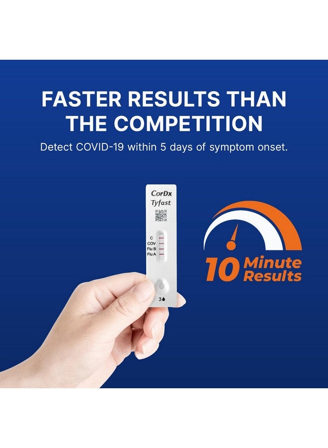 CorDx TyFast at Home COVID 19 Antigen Rapid Test Kit, Easy, Accurate, Fast Results in 10 Minutes. (4-Pack) - Image 4