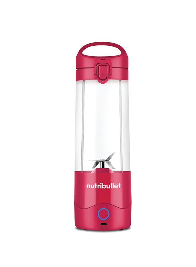 nutribullet Portable Blender for Protein Shake, Smoothie, Frozen Fruit & Ice, Tritan Plastic, BPA-Free with Handled Sip Lid, USB-C Rechargeable 2200mAh Battery, Dishwasher Safe Parts, 475 ml 100 W NB-PB475M Magenta - Image 2