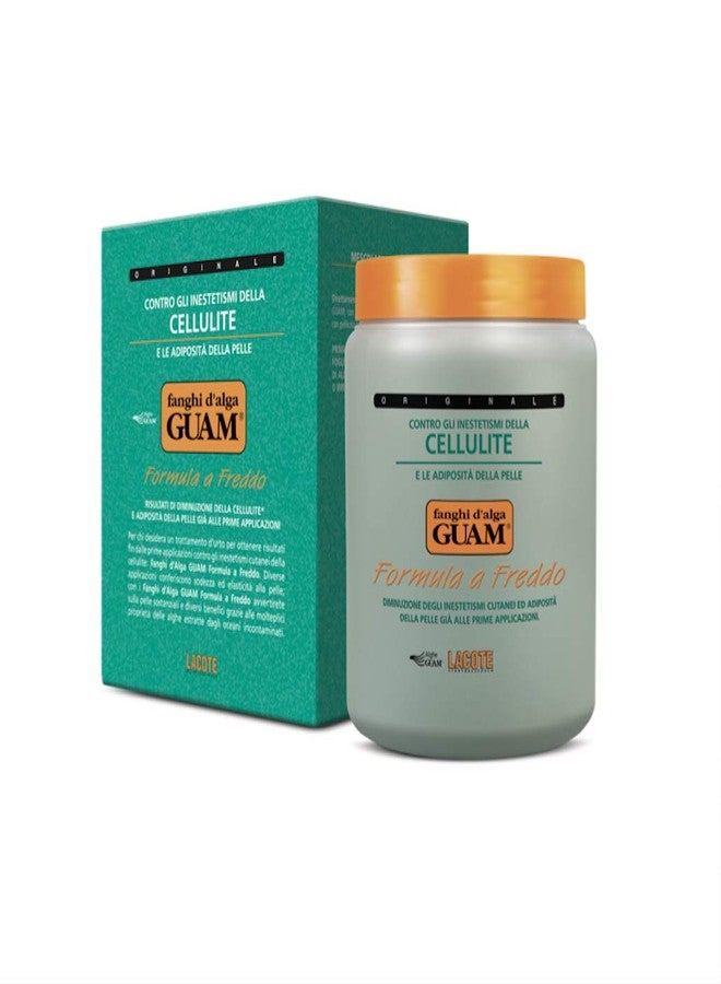 GUAM Anti-cellulite Mud COLD FORMULA, Seaweed Body Wrap for Cellulite, Skin Tightening Clay Against Water Retention and Leg Swelling, Lymphatic Drainage | Cellulite-Removal Treatment (2.2 LB) - Image 1