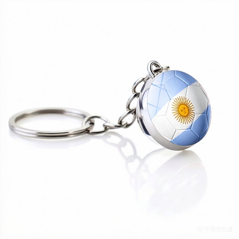 2026 FIFA World Cup USA Canada Mexico Zinc Alloy Keychain Fan Souvenir Mascot Pendant - Image 5