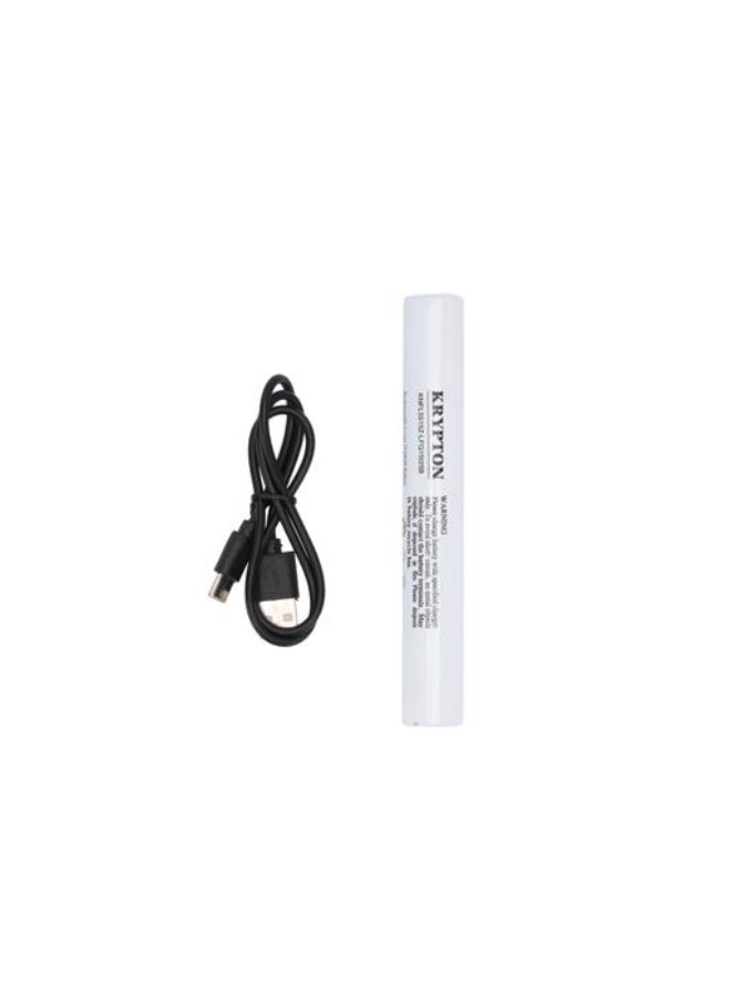 Krypton Zoomable LED Flashlight 2 PCS Combo KNFL5515 – 20W High Power 2000 Lumens, 5000mAh Battery, 2000m Beam, Type-C Rechargeable, 3–8H Runtime, Black - Image 3