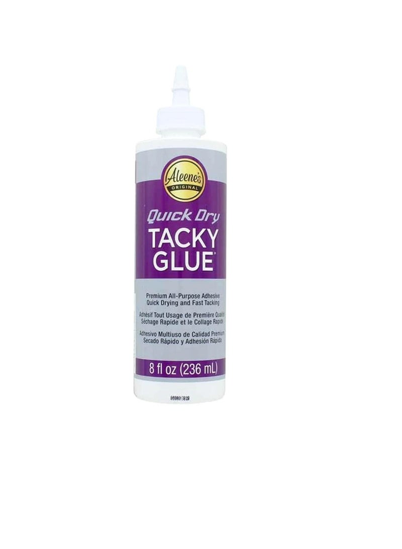 Aleene's Quick Dry Tacky Glue 8oz - Image 2