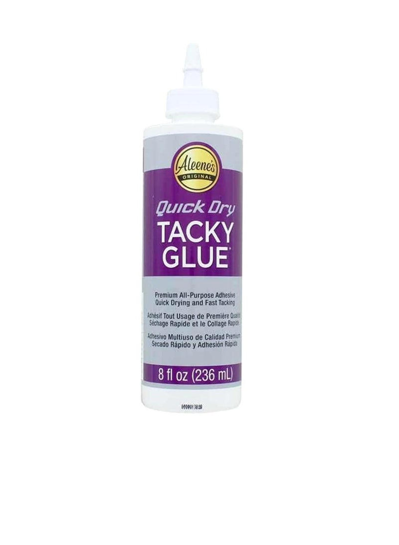 Aleene's Quick Dry Tacky Glue 8oz - Image 3