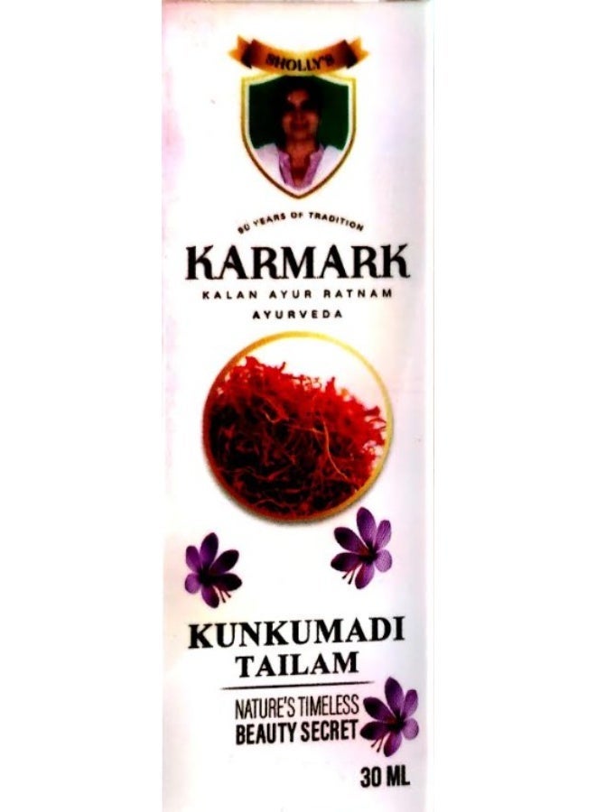 KAR Mark Kunkumadi Face Tailam 30ml - Image 1