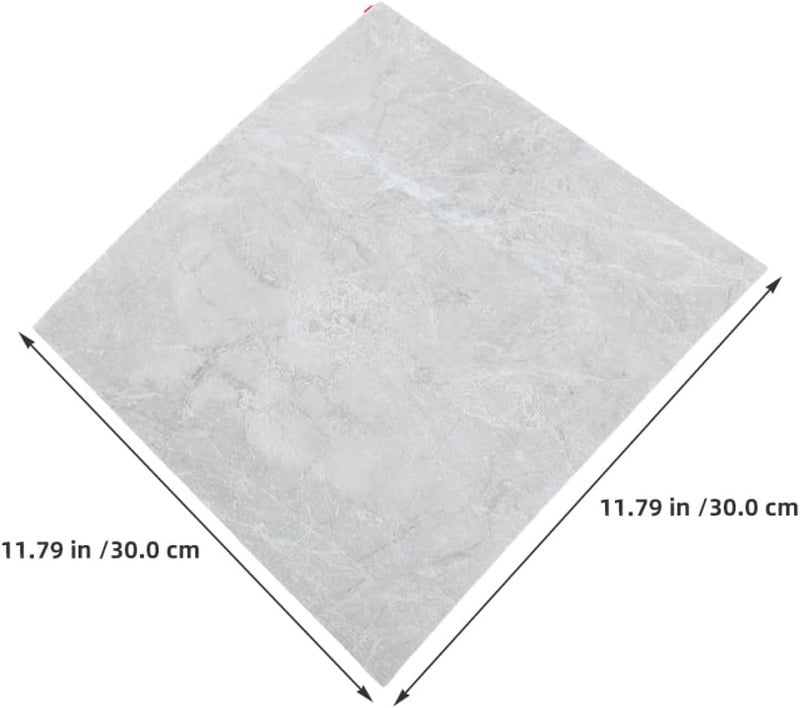 12pcs Waterproof Self-Adhesive Marble Pattern Tile Stickers 30x30cm Kitchen and Bathroom Backsplash Wall Tiles Peel and Stick Decals - Image 2