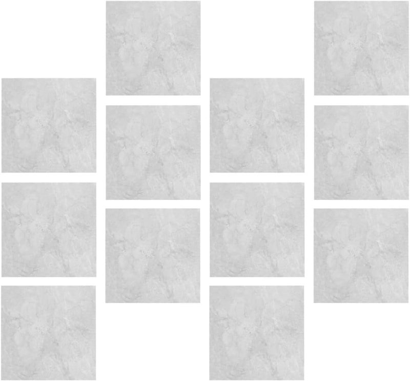 12pcs Waterproof Self-Adhesive Marble Pattern Tile Stickers 30x30cm Kitchen and Bathroom Backsplash Wall Tiles Peel and Stick Decals - Image 1