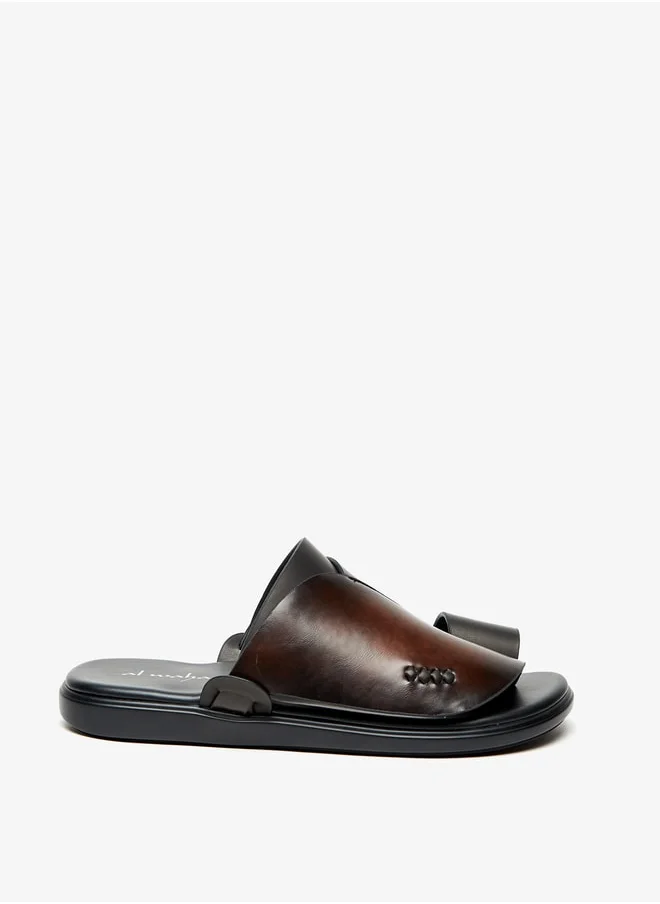 Al Waha Men's Solid Slip-On Arabic Sandals