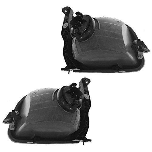 TRQ 2 Piece Headlight Assembly Set Chrome Bezel Driver & Passenger Side Compatible with Toyota Tundra 2000-2004 TO2502129 TO2503129 811100C010 811500C010 - Image 4