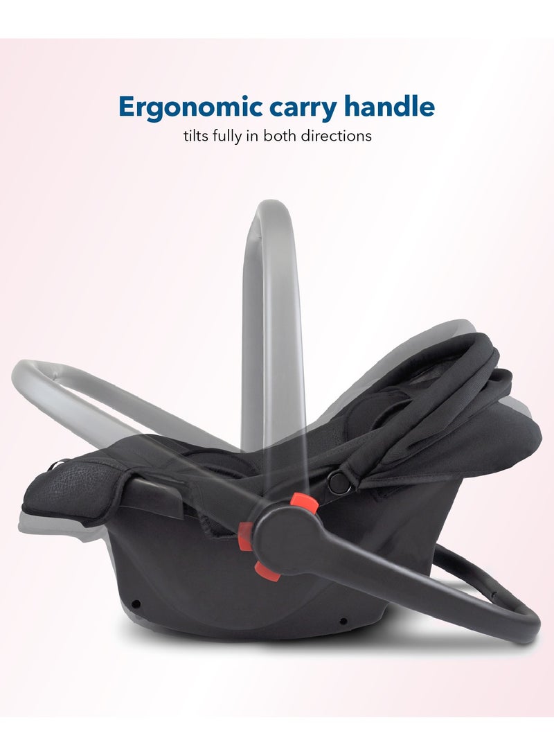 Harmony Finley Infant Car Seat | Rear-Facing Group 0+ | Birth to 13 kg | 5-Point Harness | ECE Certified | Canopy & Carry Handle - Image 3