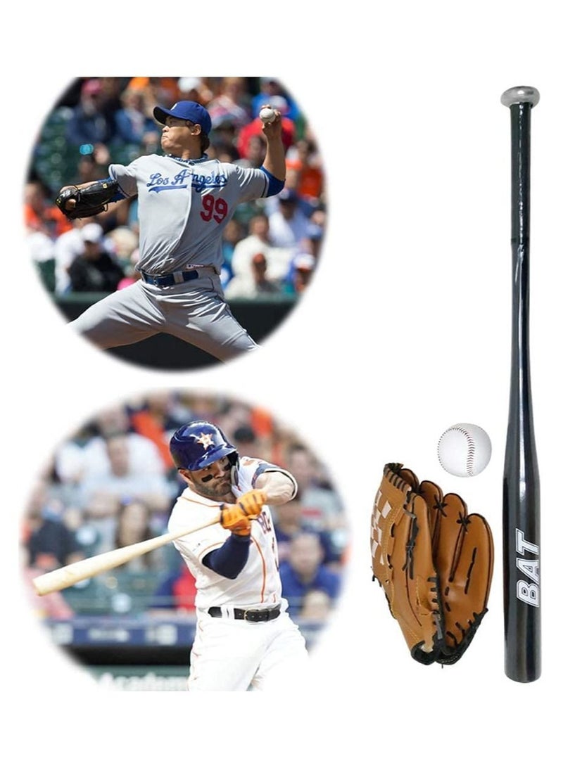 ULTIMAX Baseball bat with Aluminum Alloy Baseball Bat and Glove, Teens Baseballs Set with Ball Carry Bag Safe & Durable Ideal Gift Choice for all Player Baseball Gloves 30in-Blue - Image 3