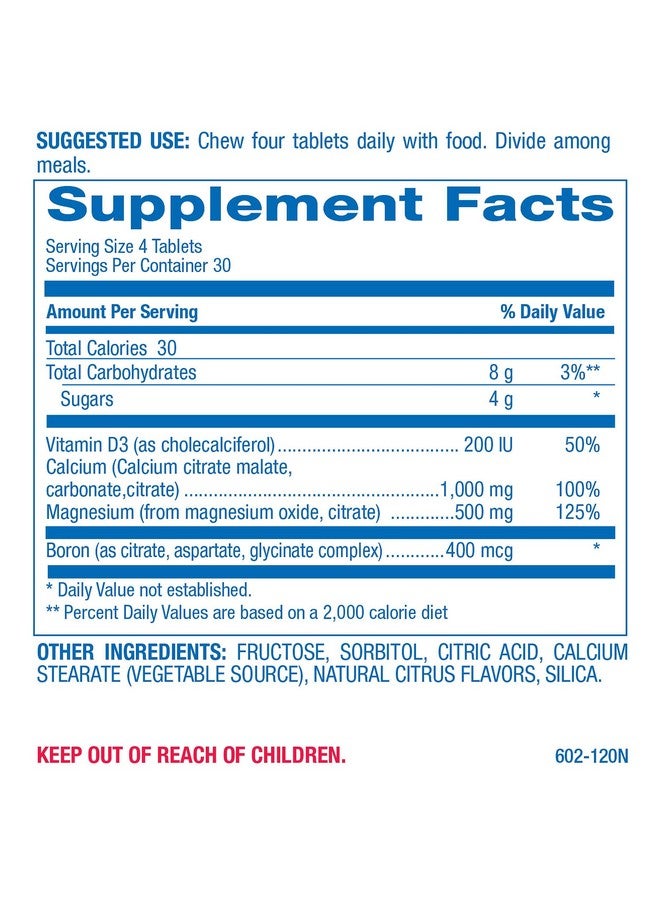 Anabolic Laboratories Chewable Calcium Supplement for Women - Clinical Bone Supplement with Chewable Calcium with Vitamin D Magnesium and Boron Complex for Bone Health & Strength Support - Made in The USA - 30 Servings - Image 2