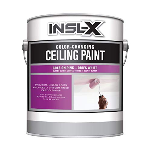 INSL-X Color-Changing Acrylic Ceiling Paint, White, 1 Gallon, 128 Fl Oz (Pack of 1) - Image 1