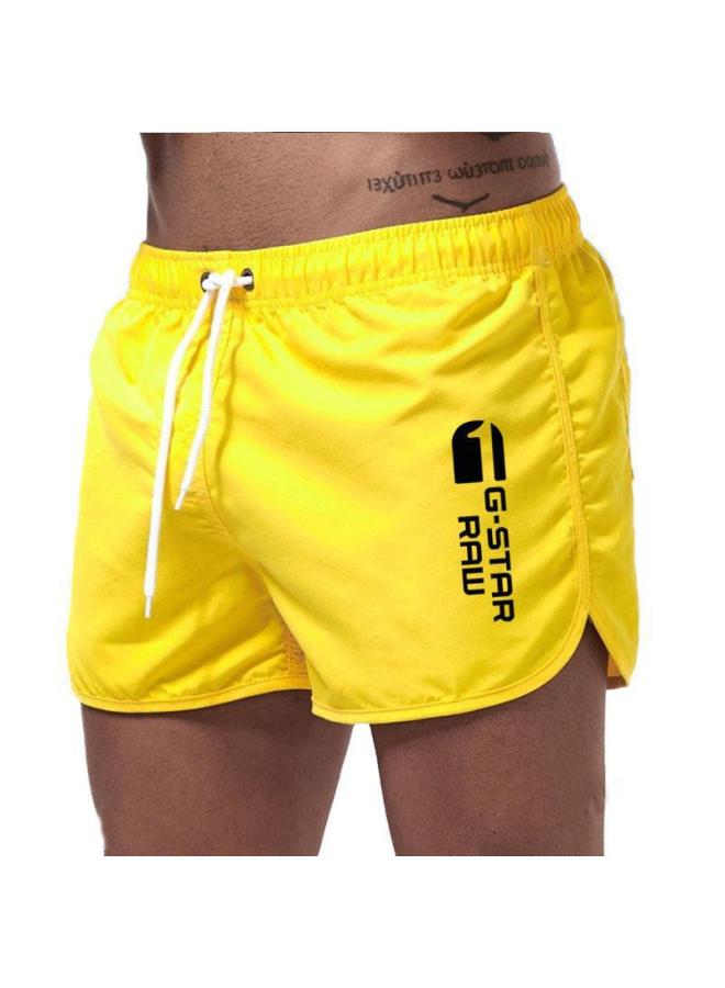 Summer New Men's Fashion Beach Shorts Polyester Multi-color Sports Men's Three-point Shorts 