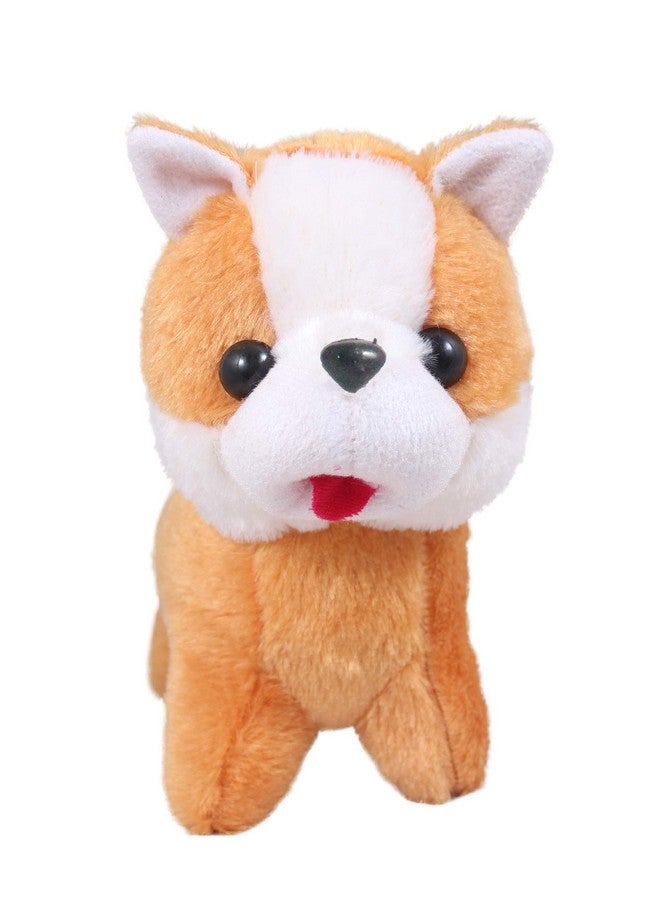 Tickles Tickles Dog Pencil Pouch with Zipper Soft Bag for Kids Boys & Girls (Color: Brown Size: 23 cm)  - Image 1