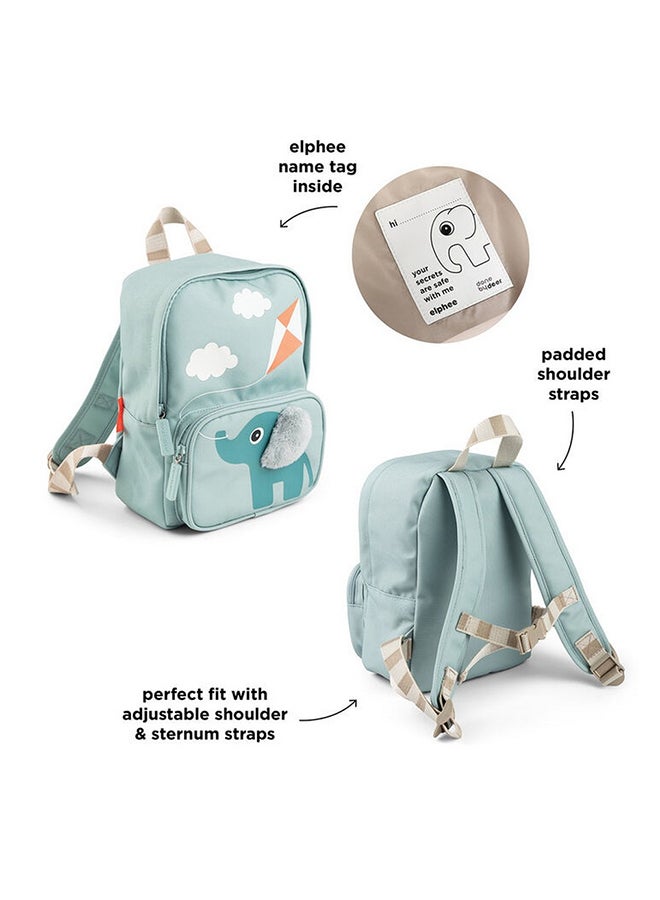 done by deer Kids Canvas Backpack Elphee Blue - Durable Toddler Backpack With Adjustable Straps - Image 3