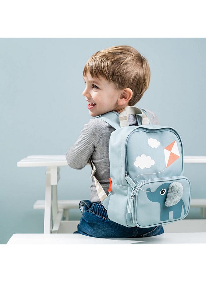 done by deer Kids Canvas Backpack Elphee Blue - Durable Toddler Backpack With Adjustable Straps - Image 5