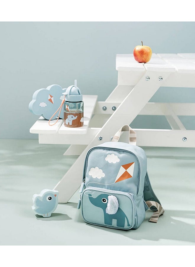 done by deer Kids Canvas Backpack Elphee Blue - Durable Toddler Backpack With Adjustable Straps - Image 4
