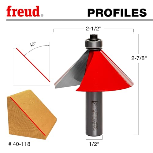 Freud 40-118: 2-1/2" (Dia.) Chamfer Bit - Image 2