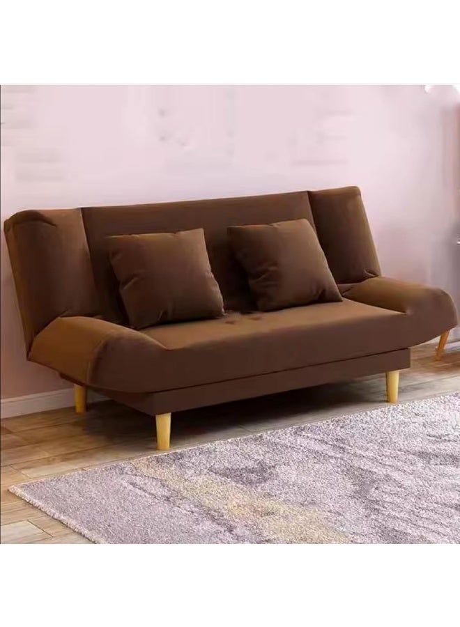 Zayn comforts Space-Saving Convertible Sofa Bed â€“ Modern Dual-Use Sofa Cum Bed for Comfortable Living (Dark Brown) - Image 1