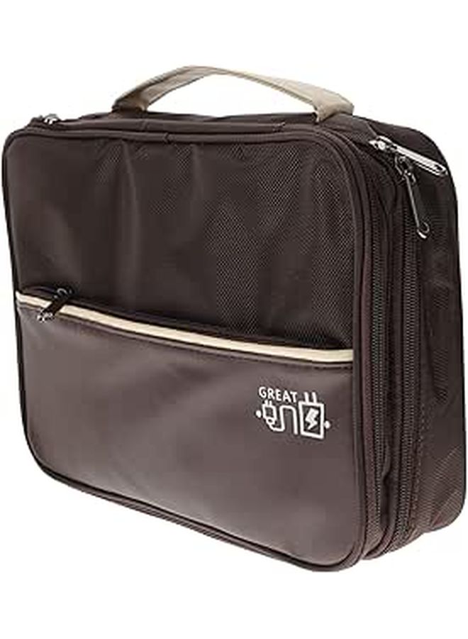 Multifunctional Travel Organizer Bag Electronic Cable Cord Storage Pouch - Image 1