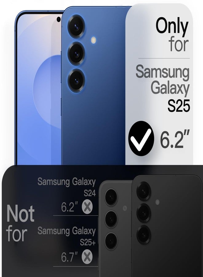 جي تيك جراب JETech Slim لهاتف Samsung Galaxy S25 5G مع عدسة كاميرا، يوفر حماية كاملة، غطاء هاتف واقٍ فائق النحافة وخفيف الوزن بلمسة نهائية غير لامعة (أزرق داكن) - Image 2