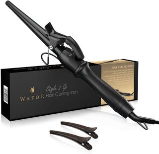 Professional 112 Tapered Curling Wand with Short Clamp Ceramic Curling Iron for Long Lasting Curls or Waves Hair Curling Iron Wand with Adjustable Temp Auto ShutOff - pzsku/Z8488D42A9CB7EAE92604Z/45/_/1742913659/6641ea38-cd52-4d0c-8e46-707c66a1d1c3